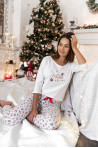 Świąteczna dwuczęściowa piżama  Cookies z  napisem christmas